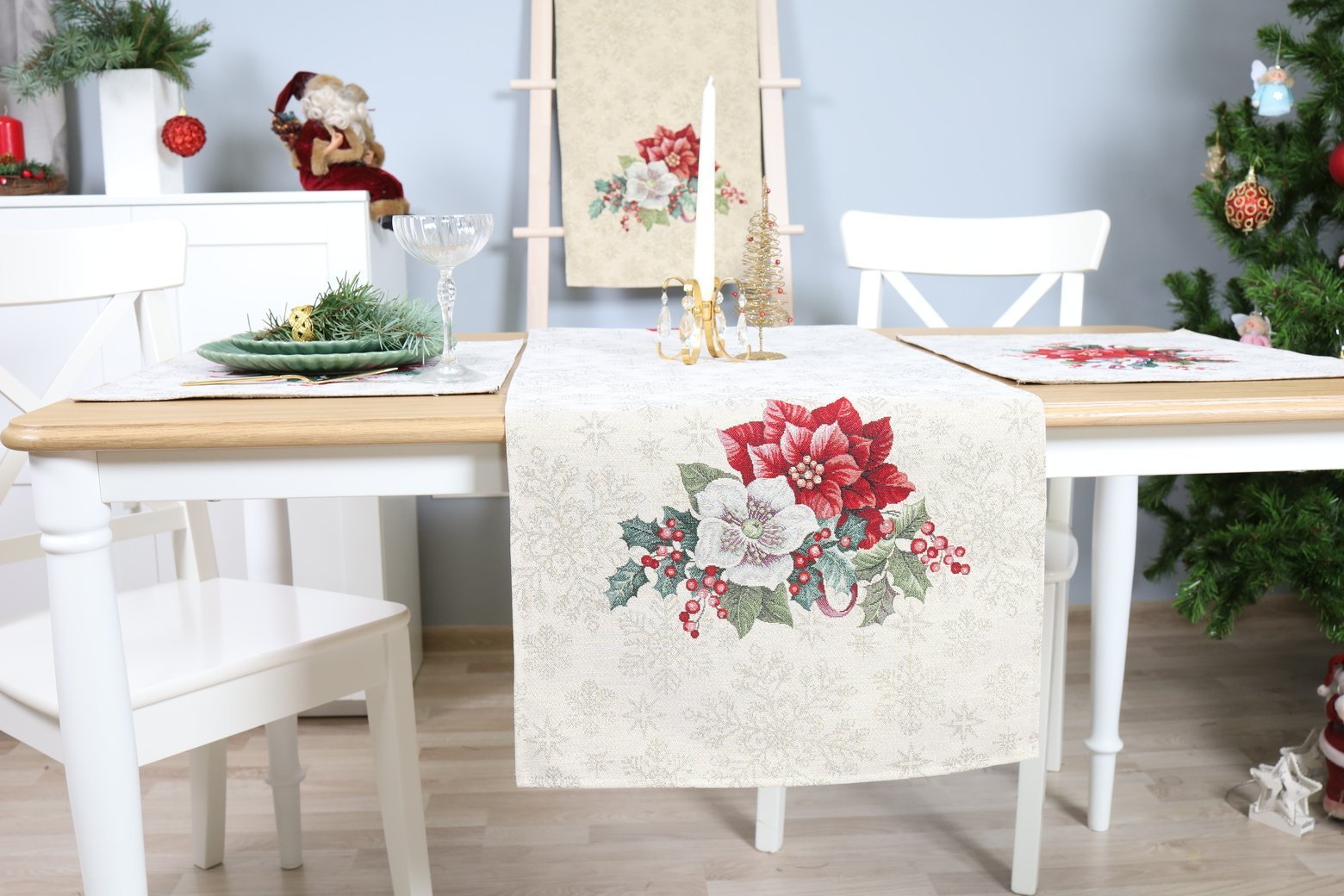 Bieżnik świąteczny Złote Święta