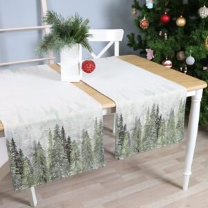 Bieżnik świąteczny Las