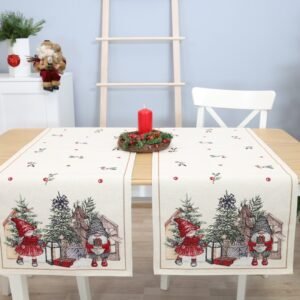 Bieżnik świąteczny Królestwo skrzatów