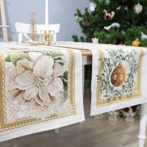 Bieżnik świąteczny Złote Święta