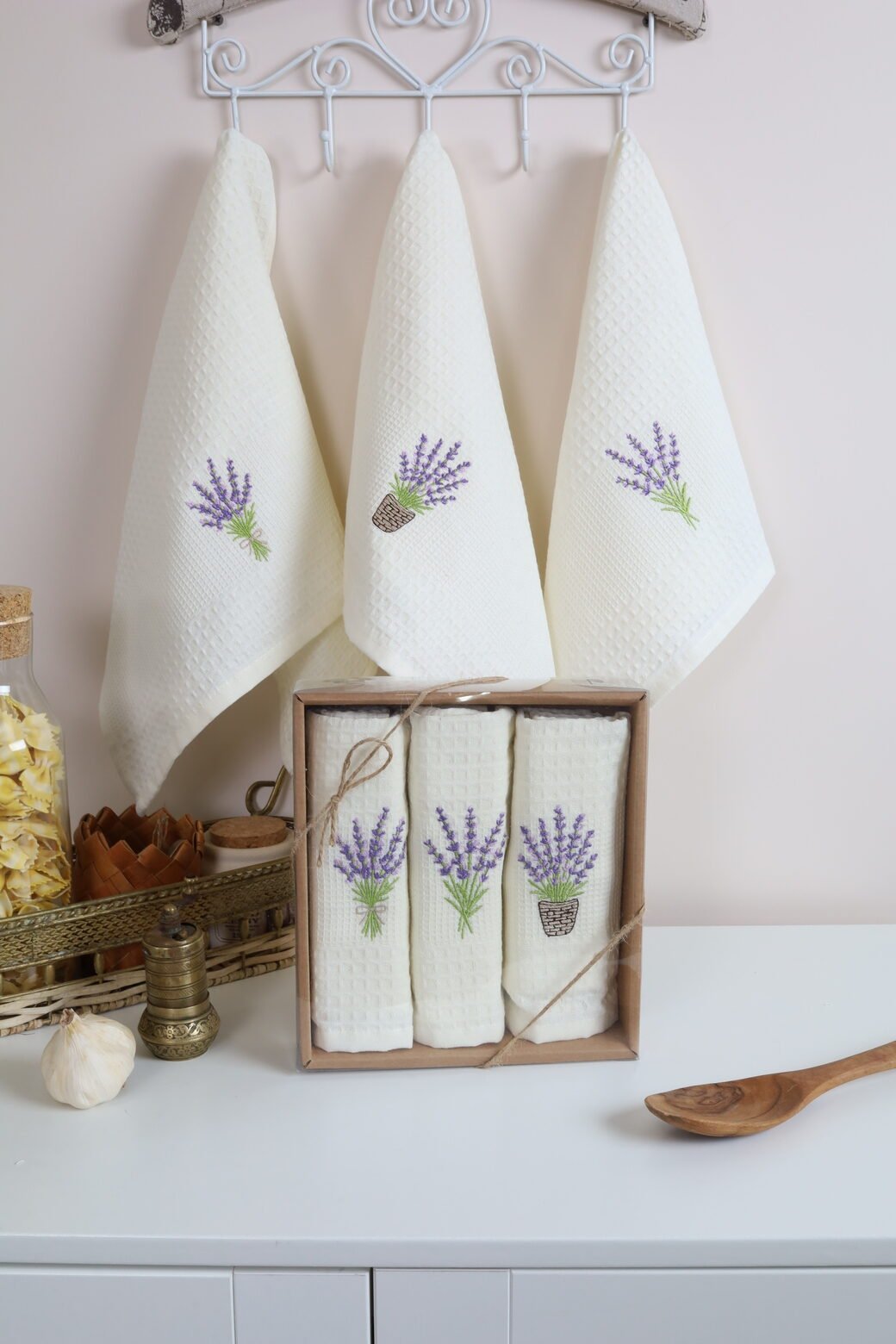 Zestaw ręczników kuchennych Lawenda (3 szt.) - obrazek 4