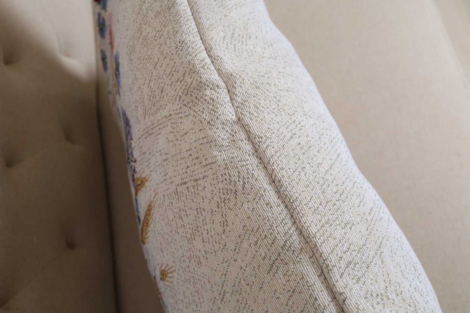 Dwustronna poszewka na poduszkę 40×70 Kłosy żyta - obrazek 3