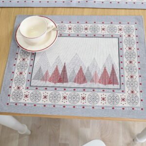 Serwetka świąteczna Czerwony tajemniczy las