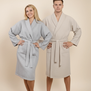 Szlafrok bawełniany z pudełkiem prezentowym (5 kolorów)