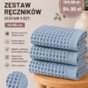 bawełniane ręczniki waflowe 3 szt.
