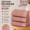 bawełniane ręczniki waflowe 3 szt.