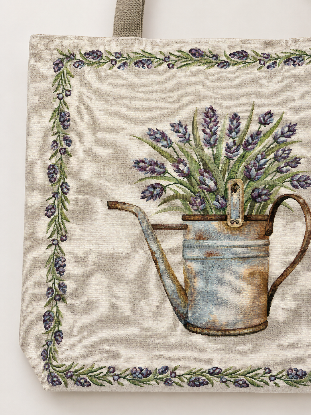 Torba na zakupy Lawenda w konewce - obrazek 2
